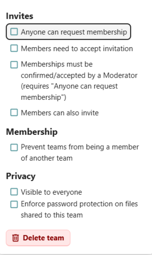 Abbildung teams erstellen