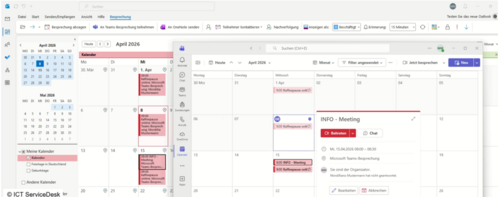 Abb.: Ansicht Kalender Outlook und Teams 5_Ansicht_Outlook_und_Teams_Kalender