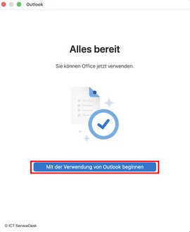 Mit der Verwendung von Outlook beginnen
