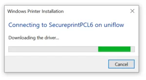 Installationsfortschritt