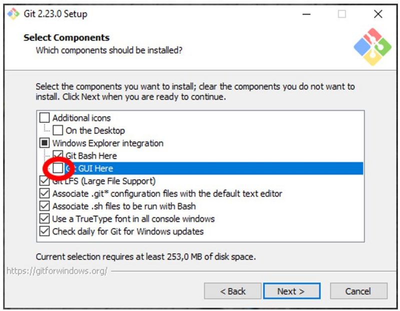 Git GUI wird bei Verwendung von TortoiseGit nicht benötigt Git_2