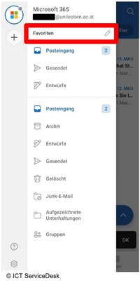 Abb.: Filter 8_Outlook_Menue